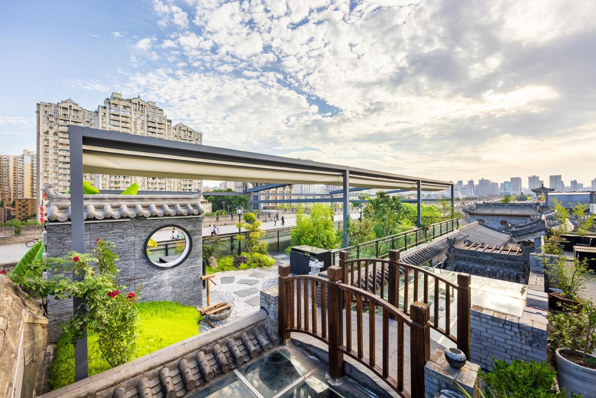 Honglu Garden Hotel Xi'An Bell And Drum Tower Huimin Street Store Exterior photo