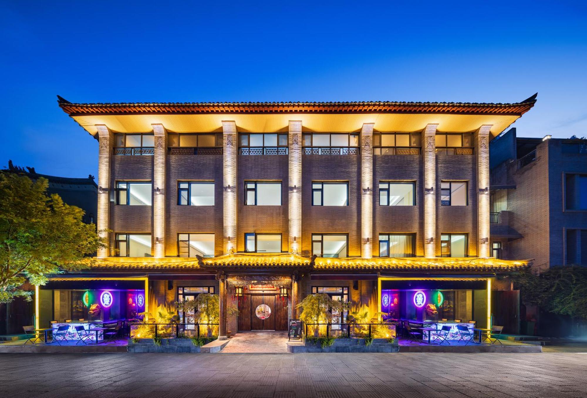 Honglu Garden Hotel Xi'An Bell And Drum Tower Huimin Street Store Exterior photo