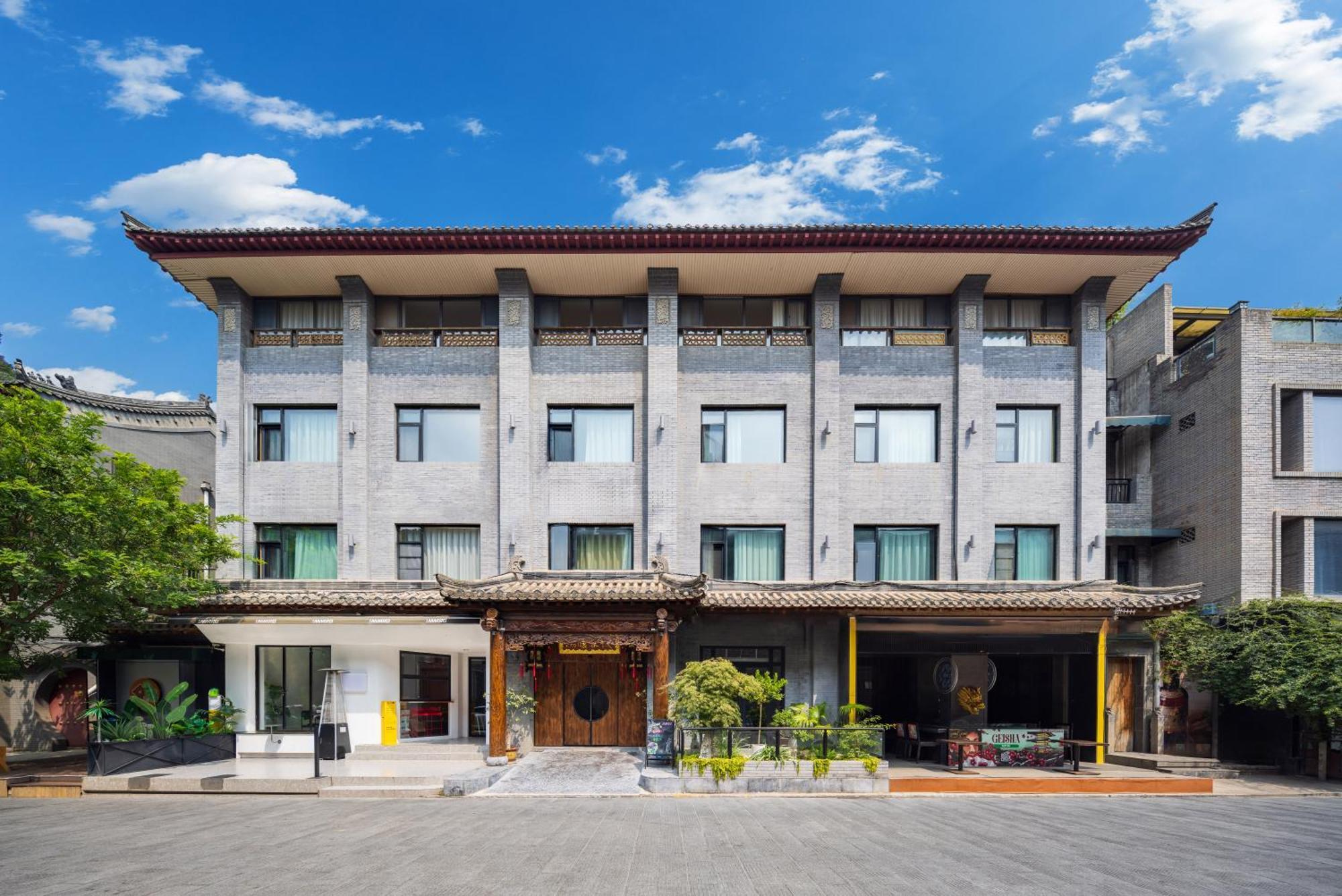 Honglu Garden Hotel Xi'An Bell And Drum Tower Huimin Street Store Exterior photo