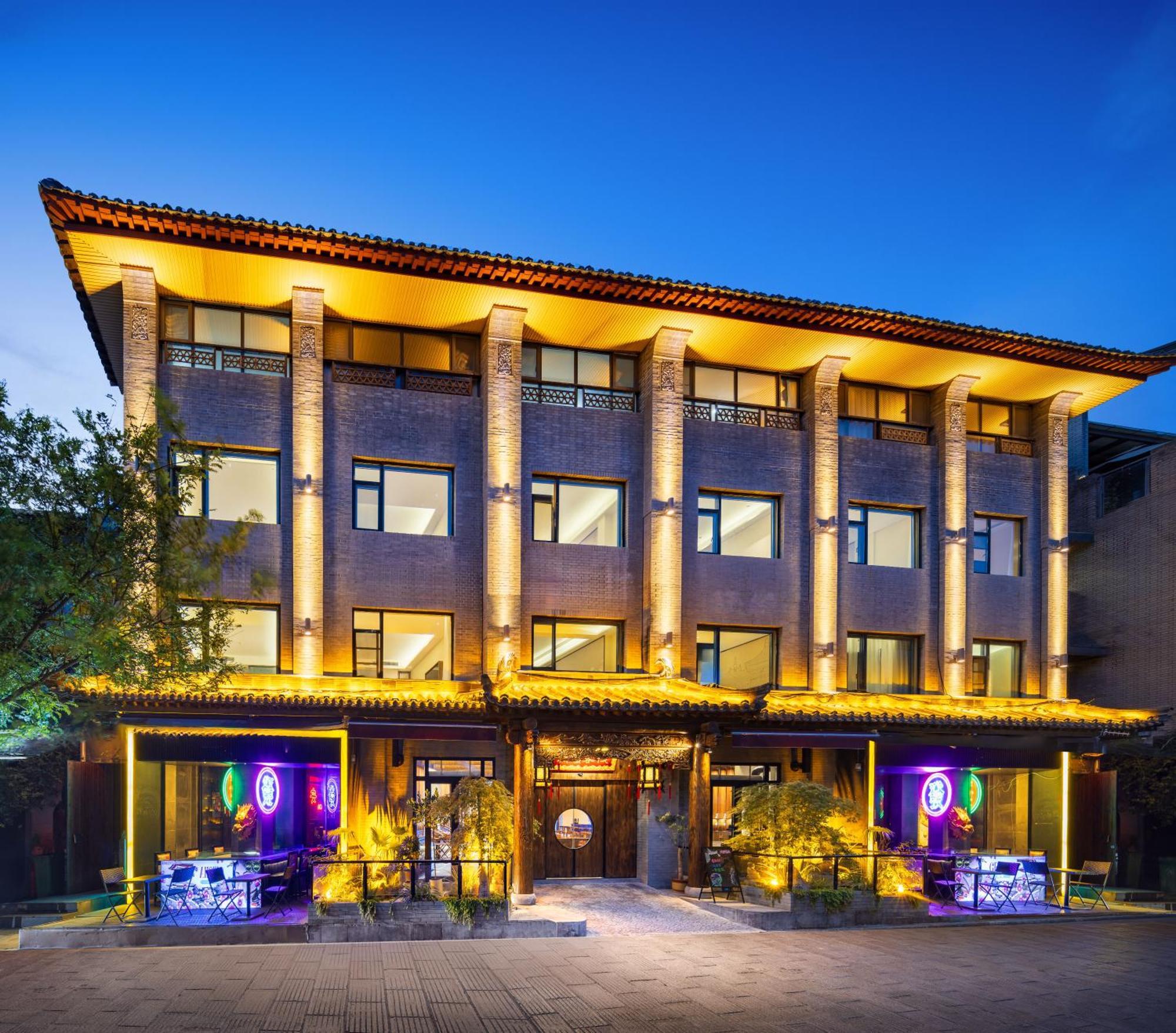 Honglu Garden Hotel Xi'An Bell And Drum Tower Huimin Street Store Exterior photo